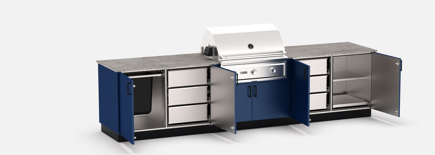 Indoor Powder Coated Stainless Steel Cabinets