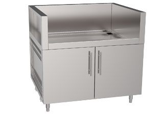 Double Door Grill Cabinet