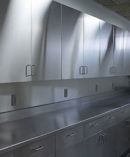 Stainless Scientific Lab Cabinets