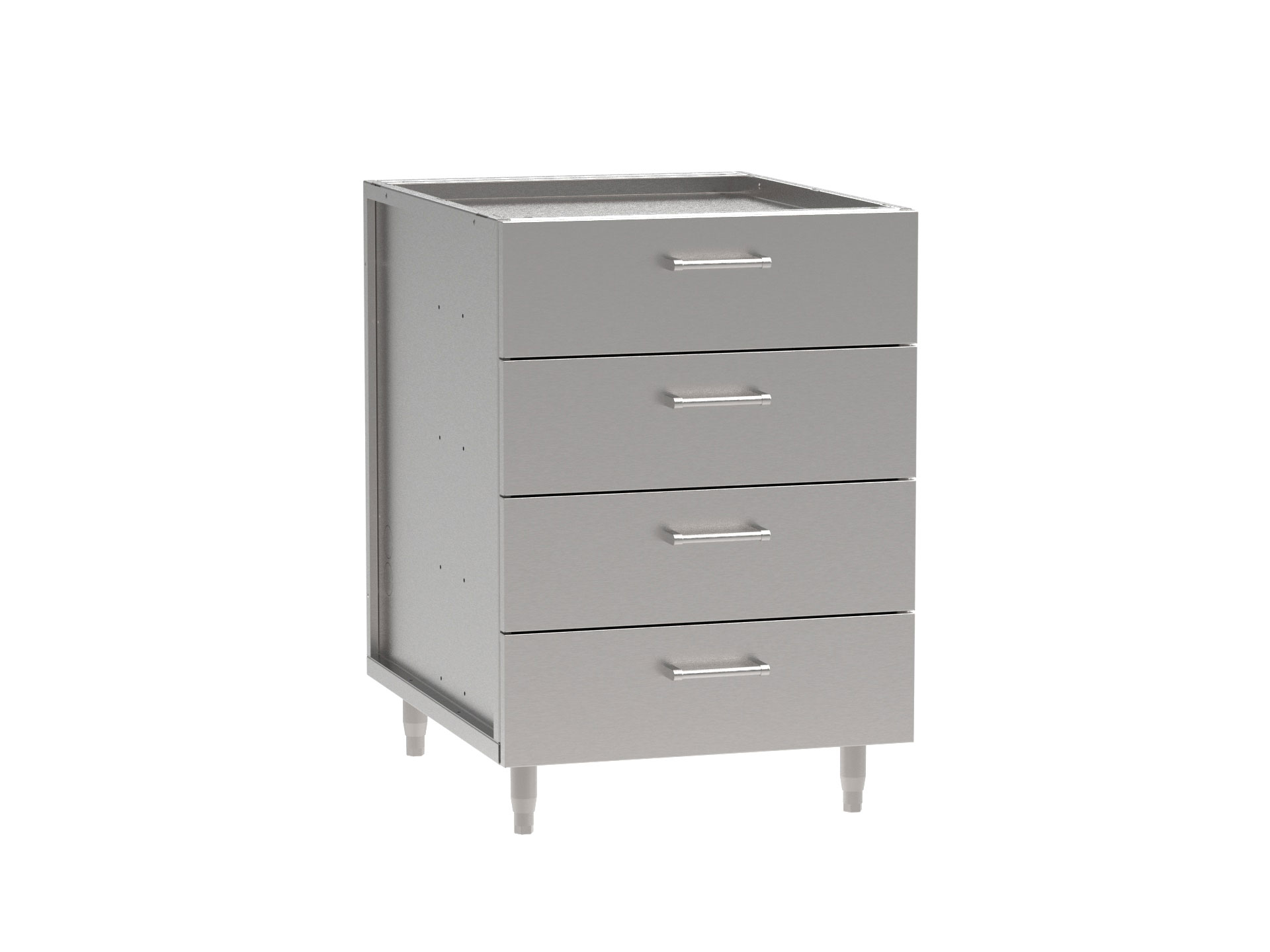 4 Quarter Drawers Base Cabinet